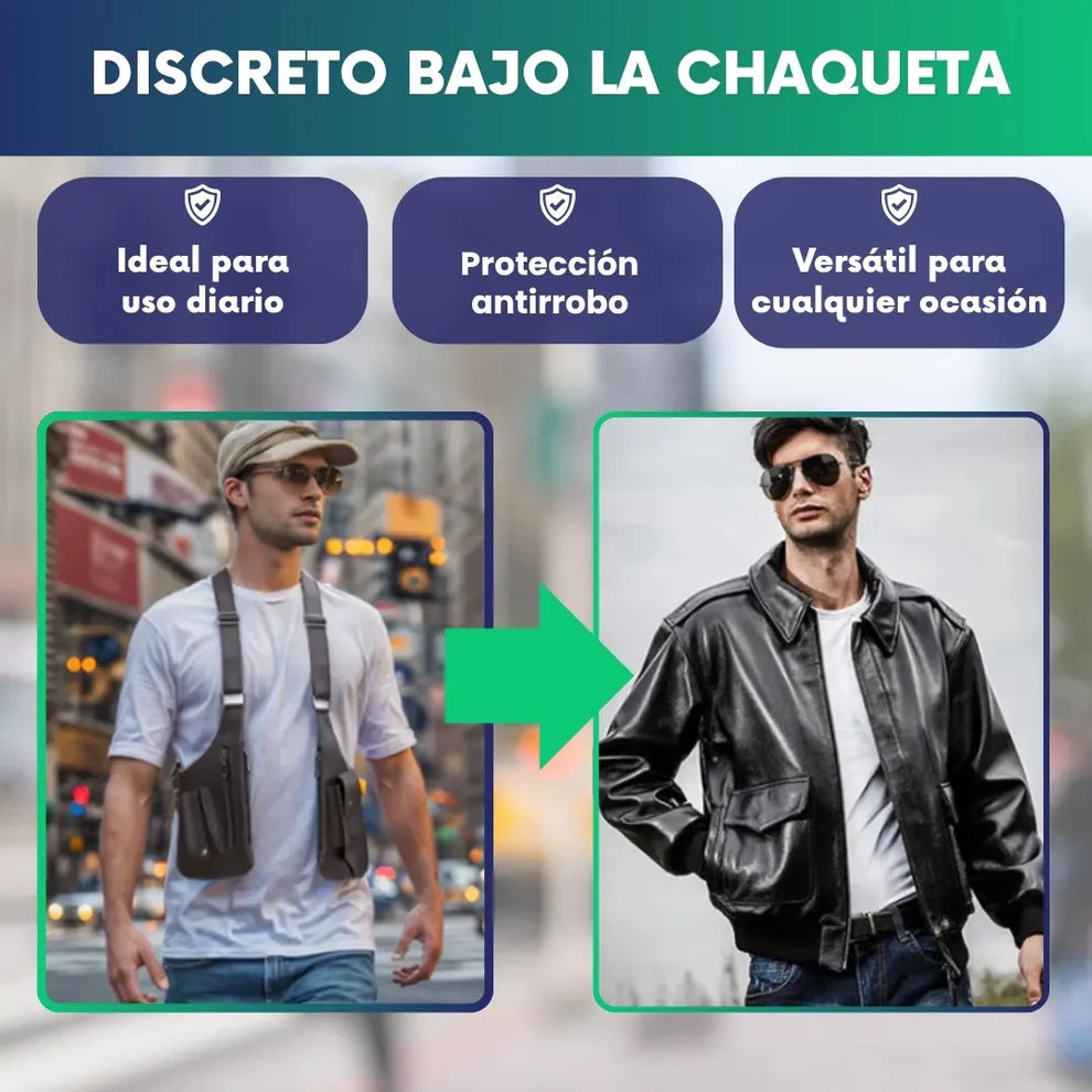 Funda bandolera Antirrobo - tipo chaleco