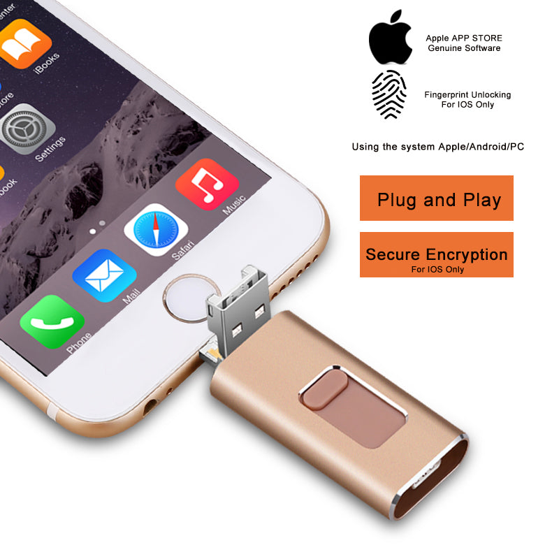 Flash Drive Inteligente – 250K Fotos & 500h de Video HD