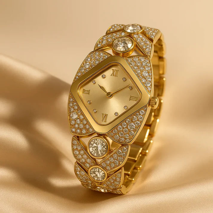 Crystelle™ Reloj de cuarzo Vintage