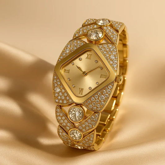Crystelle™ Reloj de cuarzo Vintage