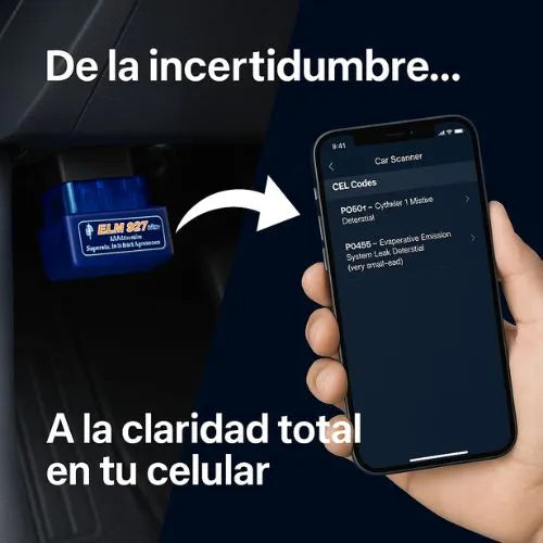 AutoScan Pro® - Escáner OBD2 inalámbrico para tu auto