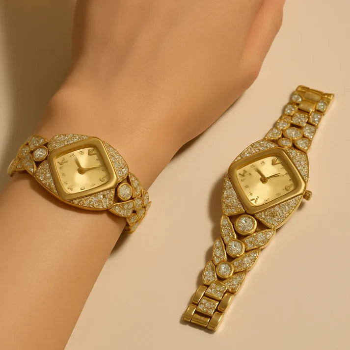 Crystelle™ Reloj de cuarzo Vintage