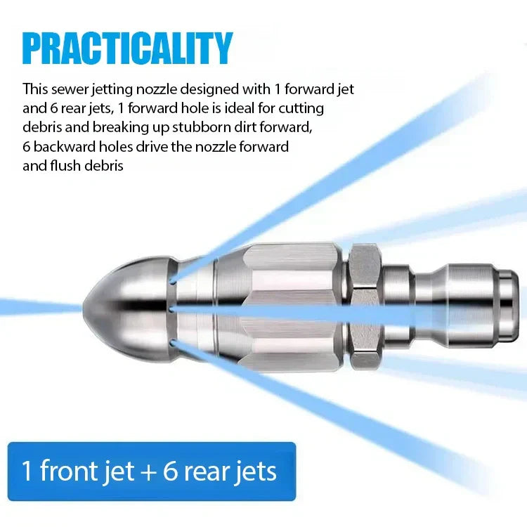 🔩 ¡50% DTO! Boquilla de Limpieza para Desagüe